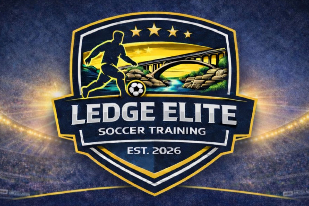 Ledge Elite Soccer Training logo.